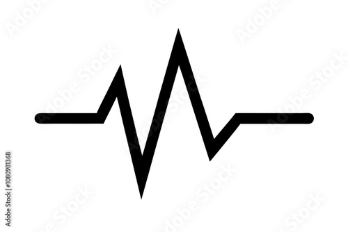 heartbeat icon or logo isolated sign symbol vector illustration - high quality black style vector icons