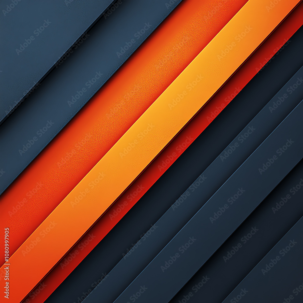 Fototapeta premium Minimalist Abstract Background with Colorful Diagonal Stripes