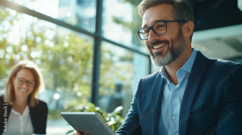Real Estate Advisor Conducts an Engaging Virtual House Tour Using Modern Technology to Showcase Properties to Potential Buyers