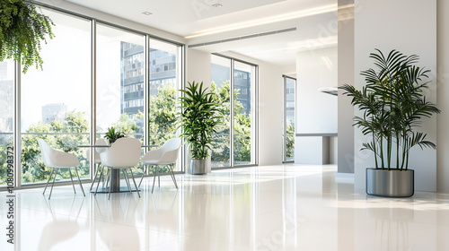 Bright and Spacious Modern Apartment Featuring Clean Lines and Natural Light, Ready for a New Owner's Personal Touch in a Vibrant Urban Setting