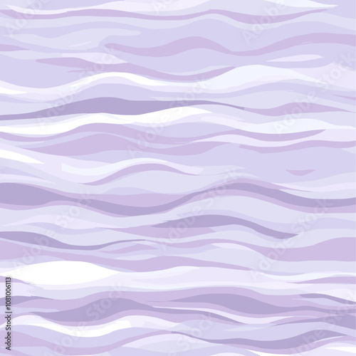 Soft lavender and light grey wave design, hand-drawn trendy pattern wallpaper, soothing and elegant, relaxing modern decor, trendy wallpaper with calming wave design.