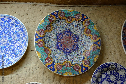 The patterns on Turkish ceramics are reminiscent of prayers, since in Muslim tradition for a long time it was forbidden to depict the face of the god.
