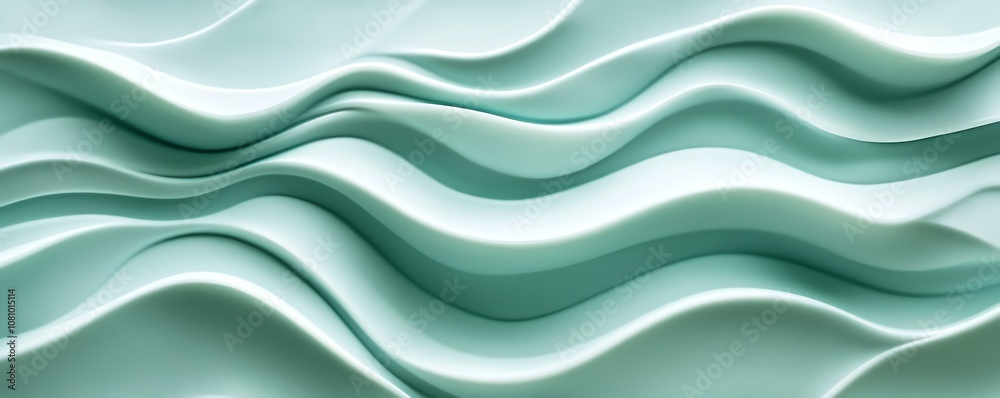 Elegant Light Aqua Wave Pattern Elegant Light Aqua Wave Pattern