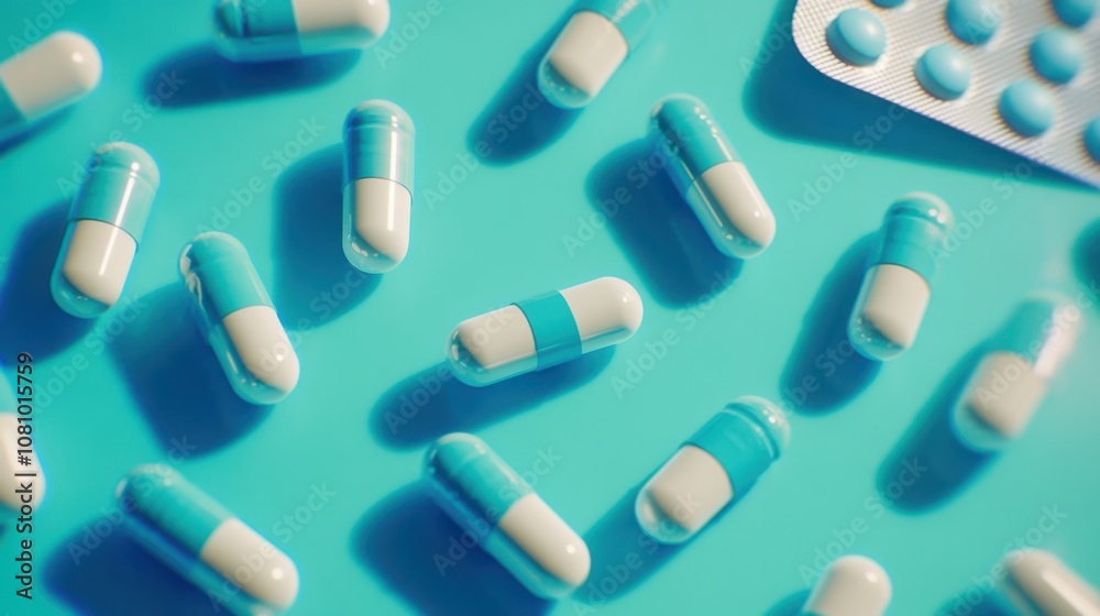 The Colorful Capsules on Surface The Colorful Capsules on Surface