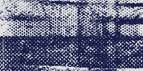 Dark, abstract photocopy texture with halftone pattern