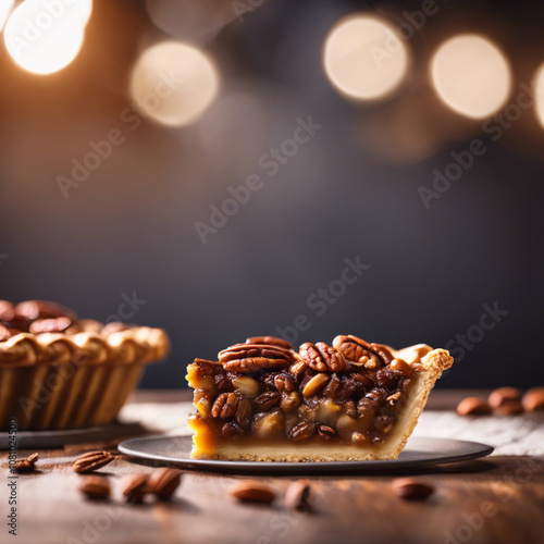 Pecan Pie Closeup