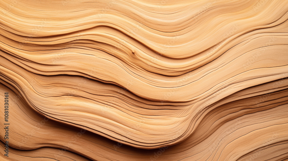 Close-up view of layered sandstone rock formation with smooth, flowing patterns in warm beige and brown tones, resembling natural wave-like textures in a desert landscape. Close-up view of layered sandstone rock formation with smooth, flowing patterns in warm beige and brown tones, resembling natural wave-like textures in a desert landscape.