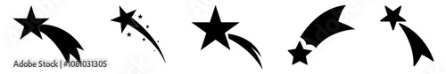 Star icon, christmas stars, black christmas star, black and white, star, shooting star, religious star, star icons, black icons