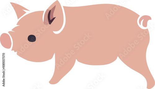 Maiale e cinghiale  illustrazione vettoriale 