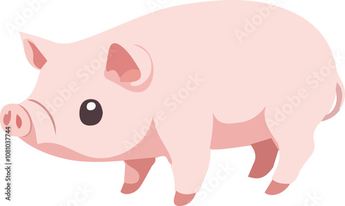 Maiale e cinghiale  illustrazione vettoriale 