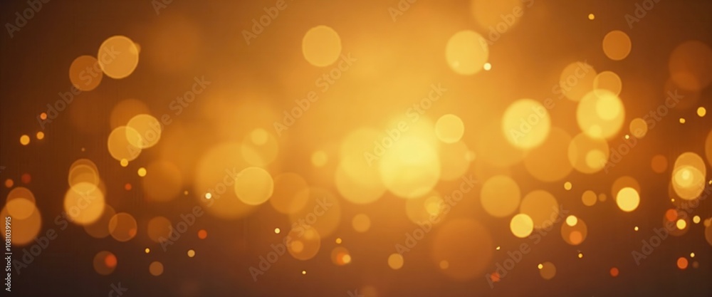 Golden Bokeh Lights Background, Festive and Elegant Holiday Concept. Golden Bokeh Lights Background, Festive and Elegant Holiday Concept.