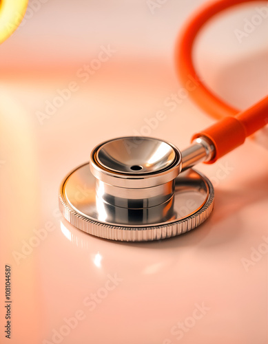Stethoscope on the table