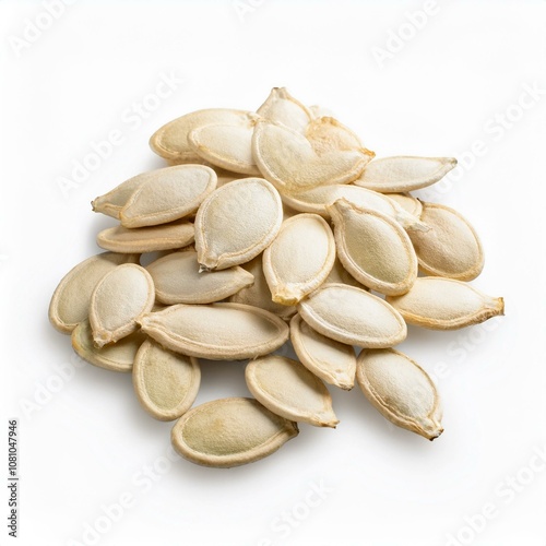 A pile of pumpkin seeds