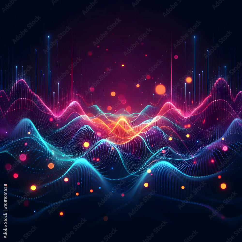 Abstract background Electronic music Abstract background Electronic music