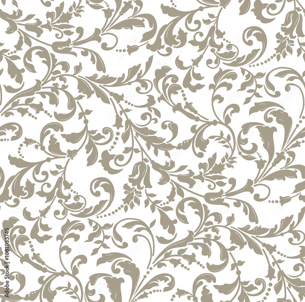 Textile and digital seamless pattern design