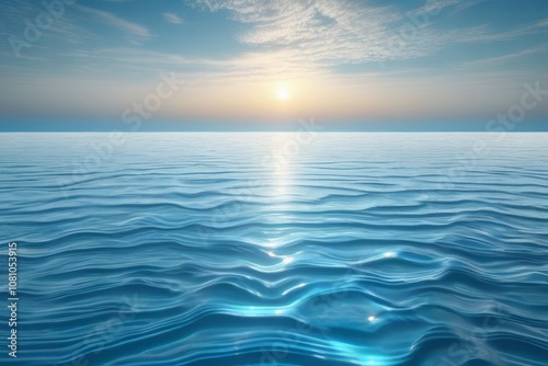 Obraz na płótnie Abstract background of blue soda with ripples. Shining blue water ripple background w salonie
