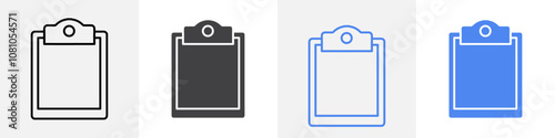 clipboard icon Group symbol or sign vector