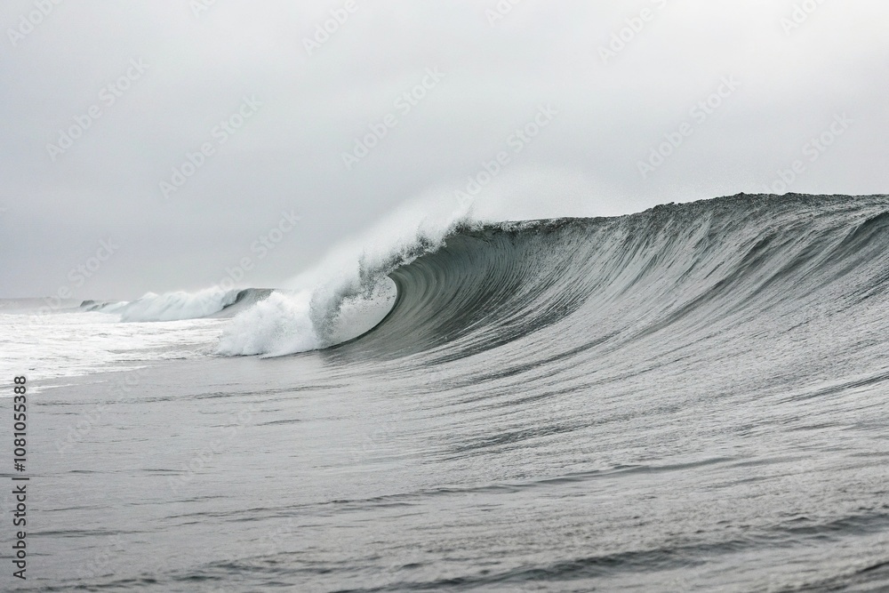 Smooth gray wave on a sleek gray surface, advanced technology, cutting edge Smooth gray wave on a sleek gray surface, advanced technology, cutting edge