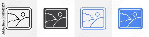 gallery icon Group symbol or sign vector