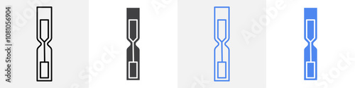 sand clock icon Group symbol or sign vector
