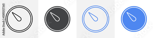 timer icon Group symbol or sign vector