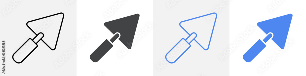 trowel icon Group symbol or sign vector trowel icon Group symbol or sign vector
