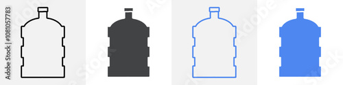 water bottle icon Group symbol or sign vector