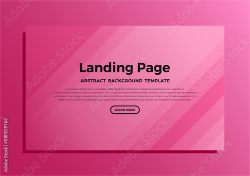 new lading page background template
