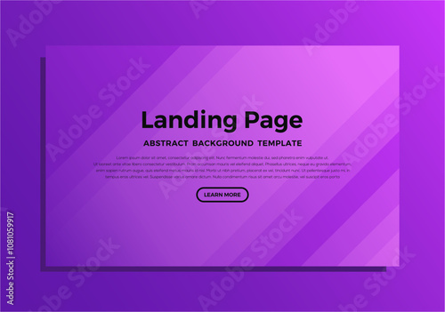 new lading page background template