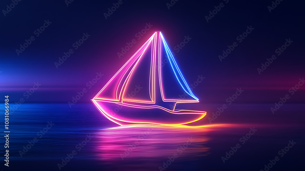 Boat icon lines stock Illustrations image Boat icon lines stock Illustrations image