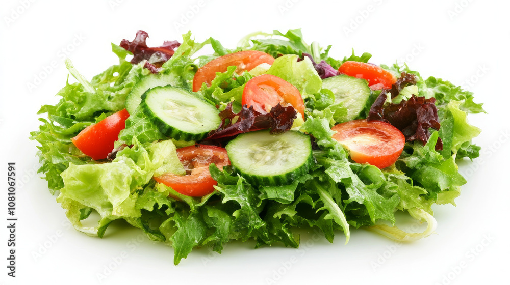 Delicious salad made with fresh vegetables for a healthy meal. Delicious salad made with fresh vegetables for a healthy meal.