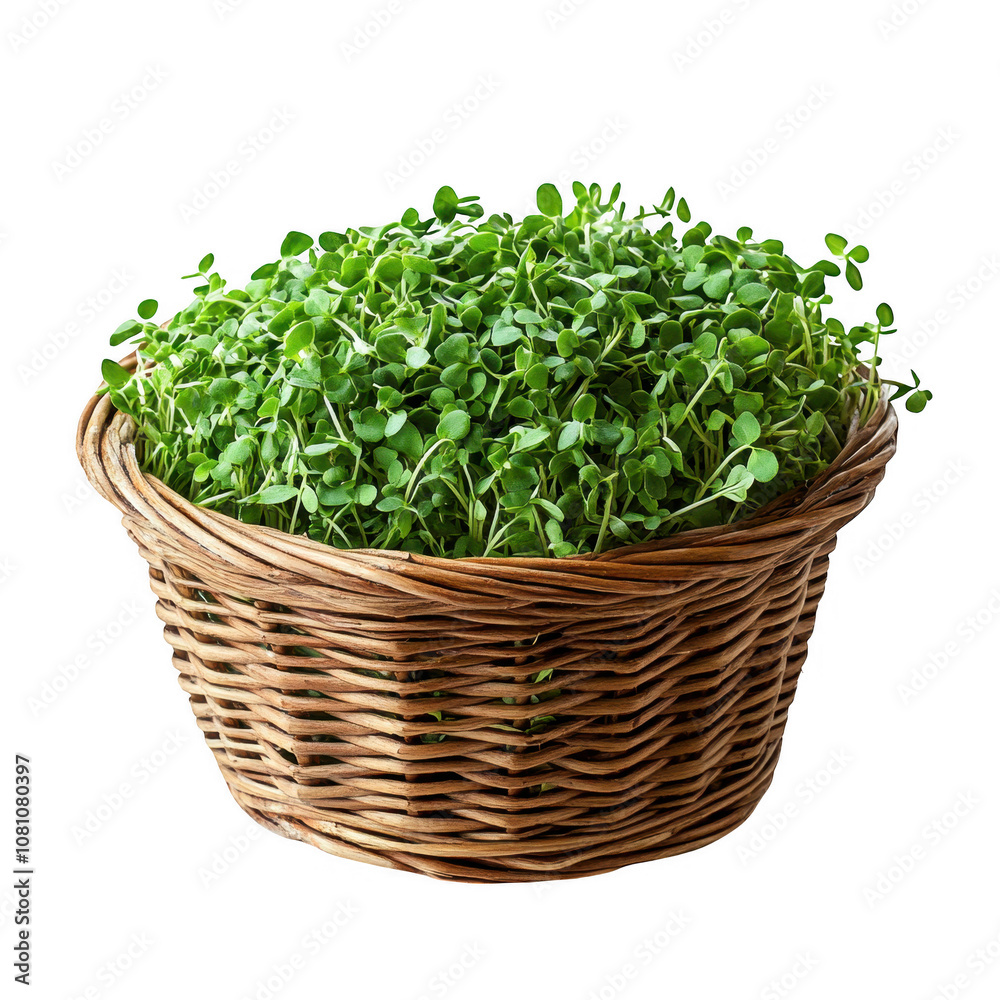 Alfalfa Sprout Isolated On Transparent Background Alfalfa Sprout Isolated On Transparent Background