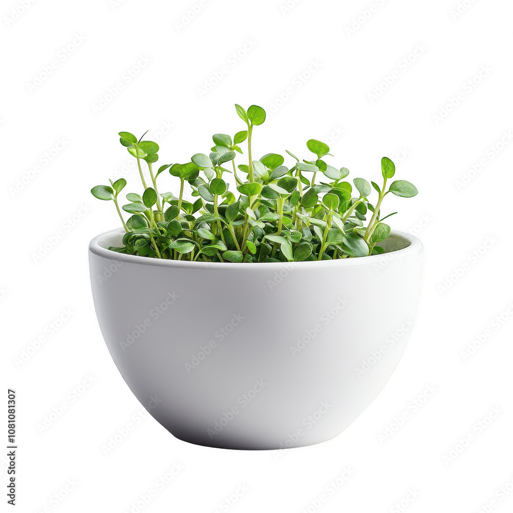 Alfalfa Sprout Isolated On Transparent Background Alfalfa Sprout Isolated On Transparent Background