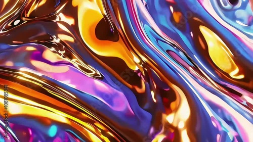 live liquid metallic phone wallpaper, moving background