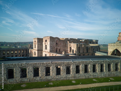 Krzyżtopór Castle in Ujazd, Poland.