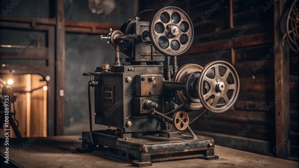Fototapeta premium old-cinema-machine.jpg, old-cinema-machine 