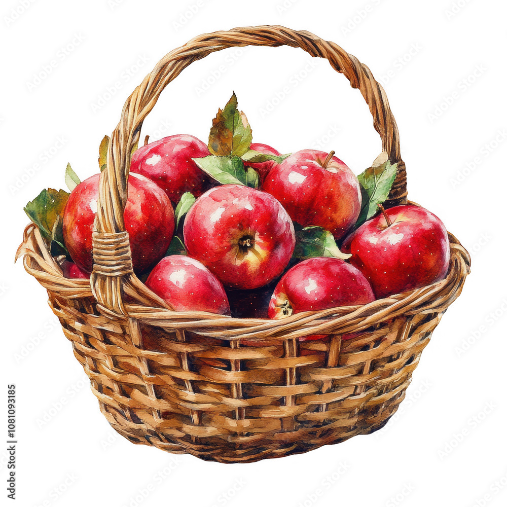 Apples Isolated On Transparent Background
