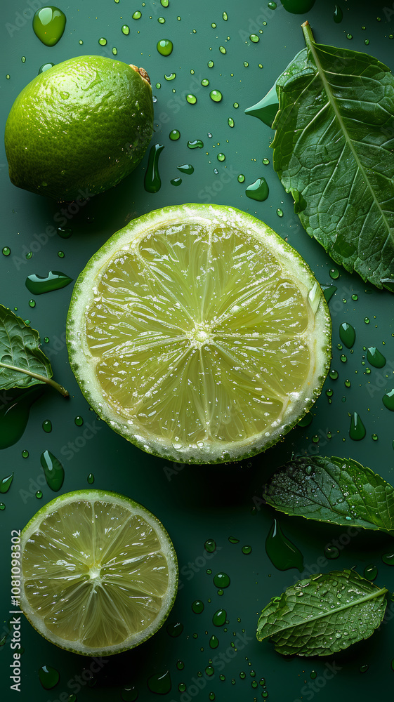 Vibrant Lime Fruit Photography Vibrant Lime Fruit Photography
