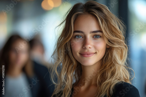 Portrait of a Smiling Woman