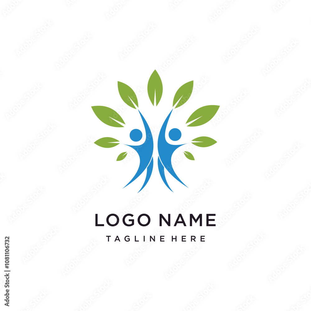 Obraz premium Health Medical Logo Vector Art Inspiration