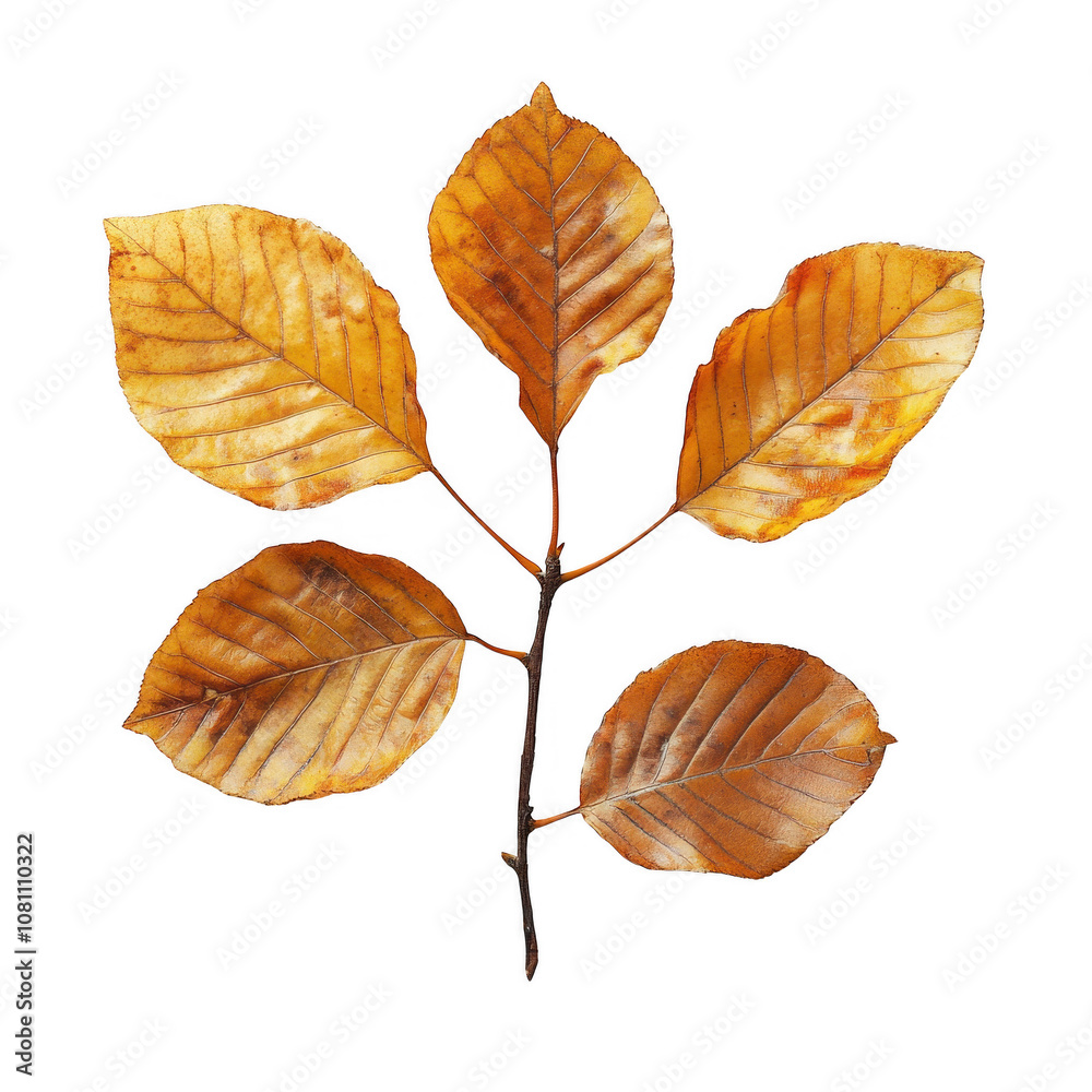 Obraz premium autumn leaves Isolated On Transparent Background