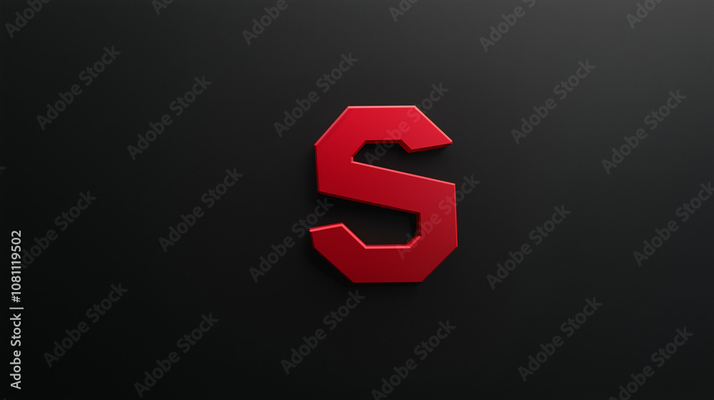 Minimalist black background with a single, large red percentage sign as the focal point Minimalist black background with a single, large red percentage sign as the focal point