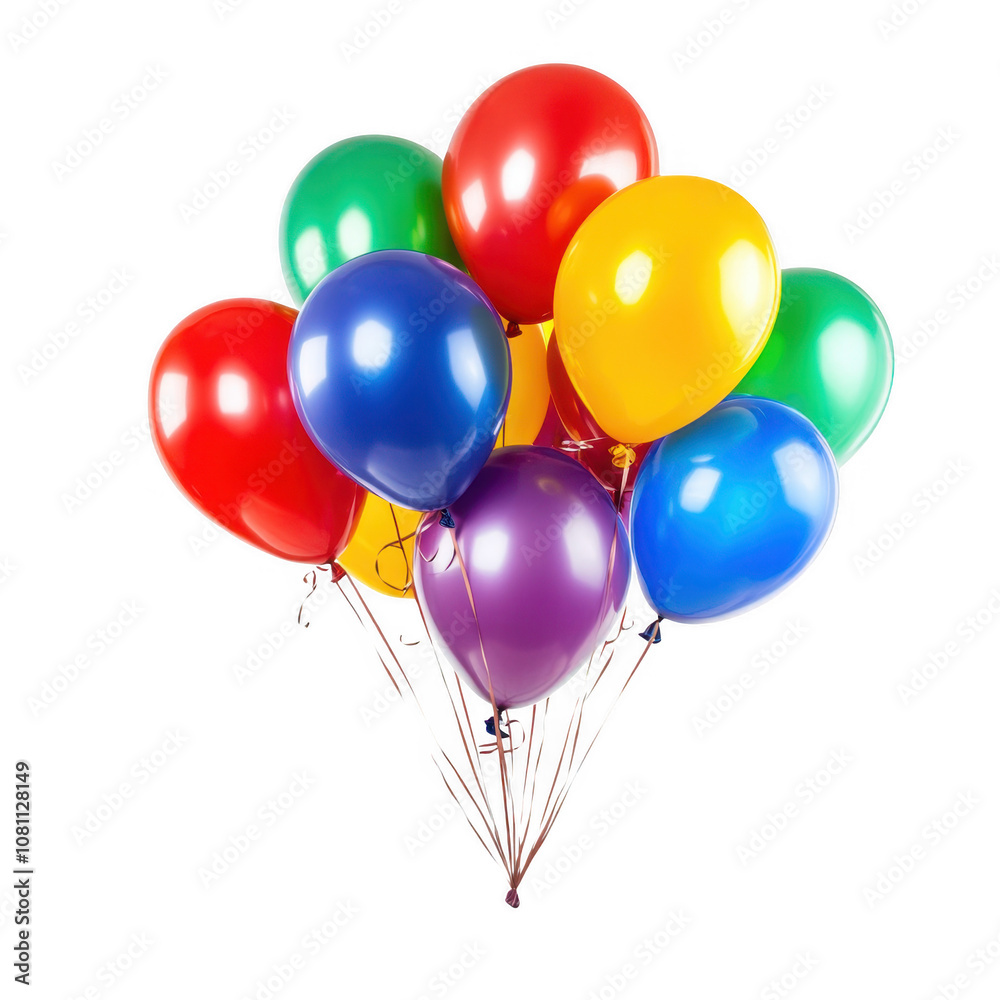 Balloon Isolated On Transparent Background Balloon Isolated On Transparent Background