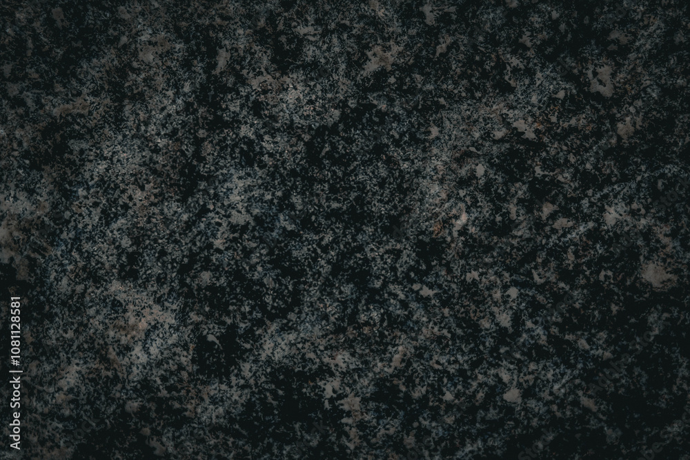 Fototapeta premium abstract dark sedimentary rock texture detail black white blue multicolor background
