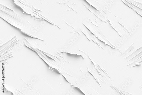 Textura de papel amassado em tons de branco, com padrão abstrato e delicado, estilo minimalista, criado por IA generativa. photo