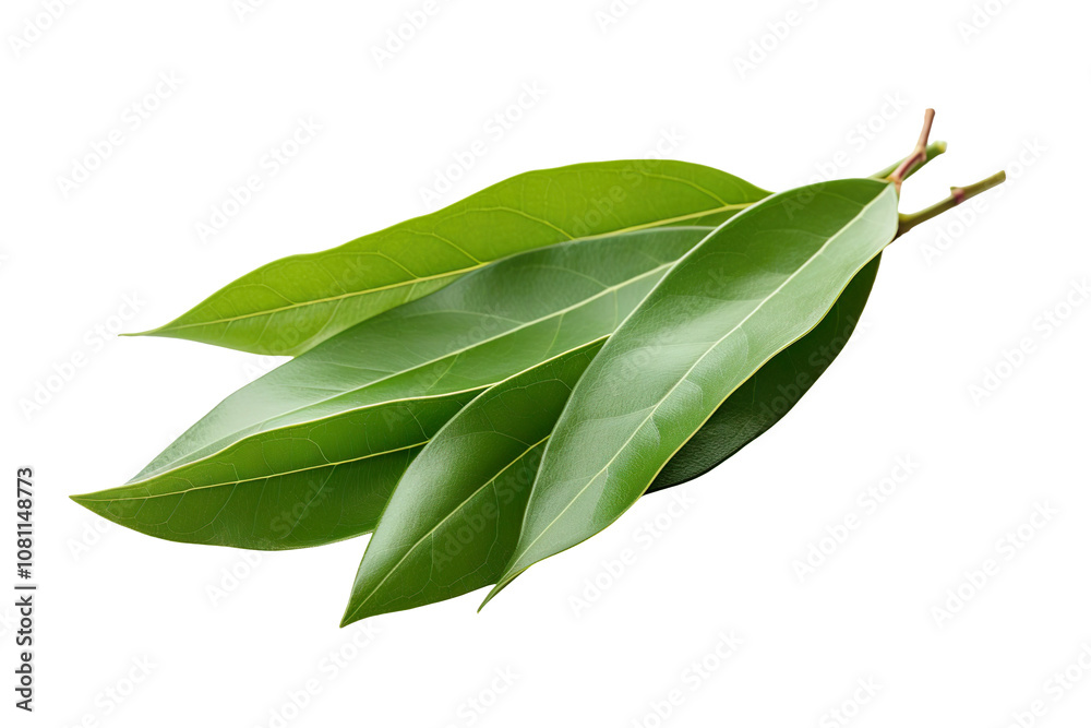 bay leaf isolated on transparent background