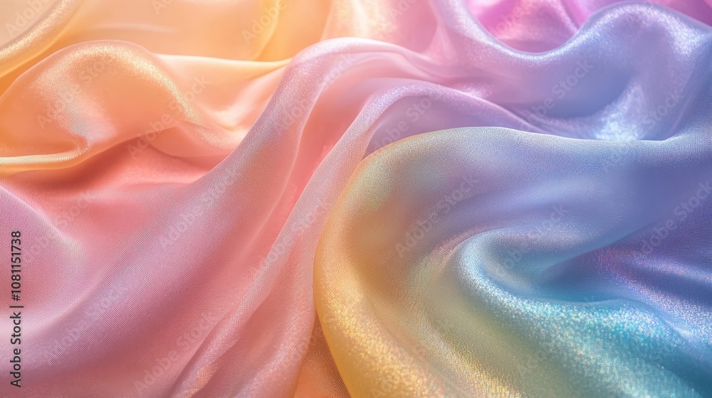 Pastel holographic foil texture with iridescent colors Pastel holographic foil texture with iridescent colors