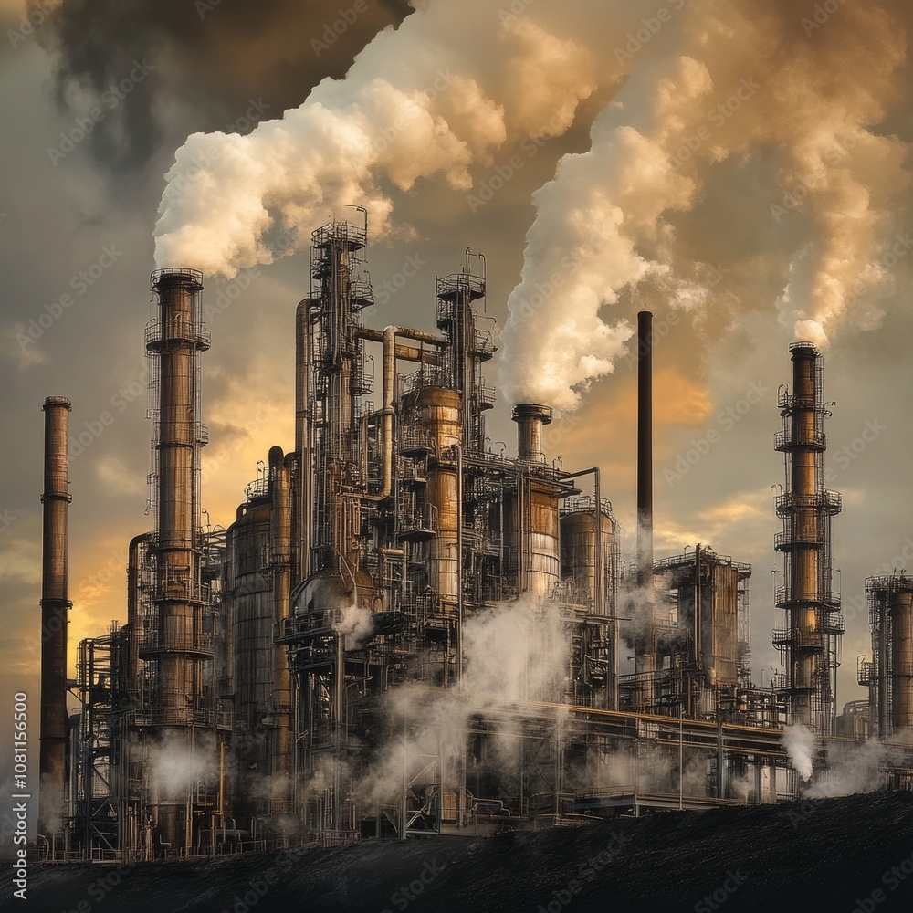 Industrial Revolution Concept with Gears and Cogs Generative AI Industrial Revolution Concept with Gears and Cogs Generative AI