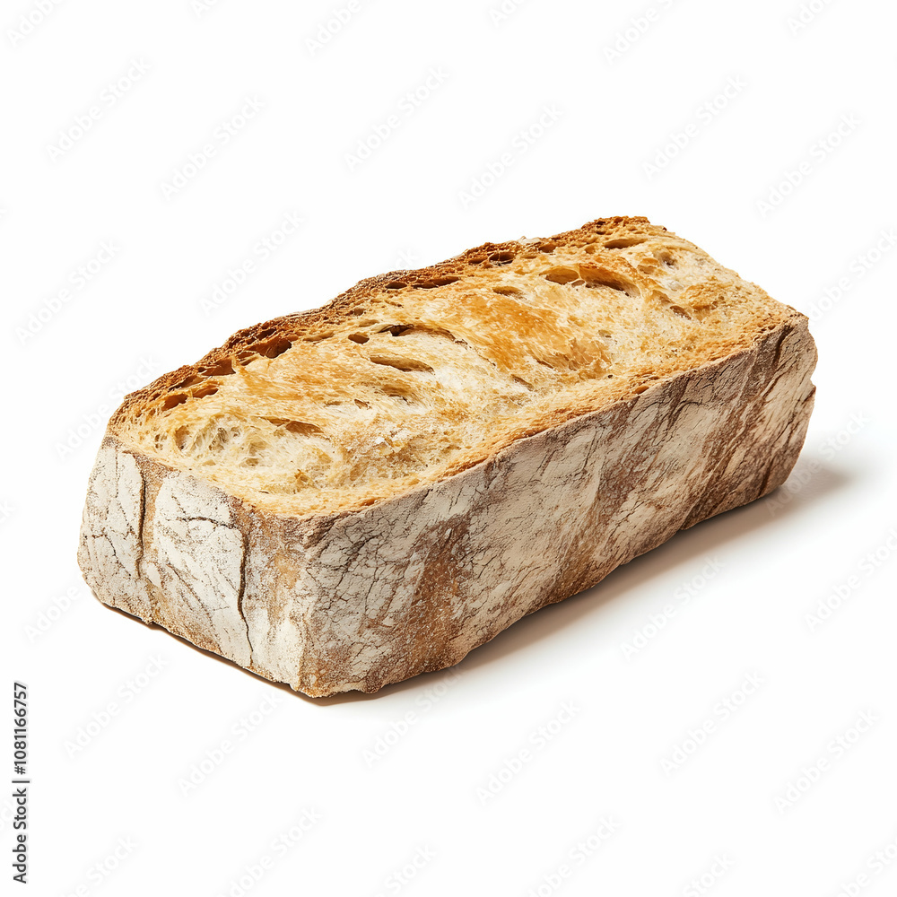 Crusty Bread Slice, Close-up, sliced bread, loaf, bakery, baking, bread texture Crusty Bread Slice, Close-up, sliced bread, loaf, bakery, baking, bread texture