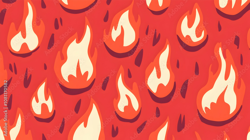 Fiery Abstract Seamless Pattern, fire, flames, texture, background, design Fiery Abstract Seamless Pattern, fire, flames, texture, background, design